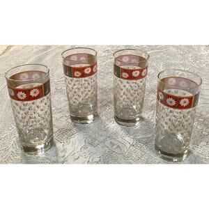 New with Box 4 Kobe CHARLTON HALL 15 OZ Cooler Tumbler Glasses Classic Design